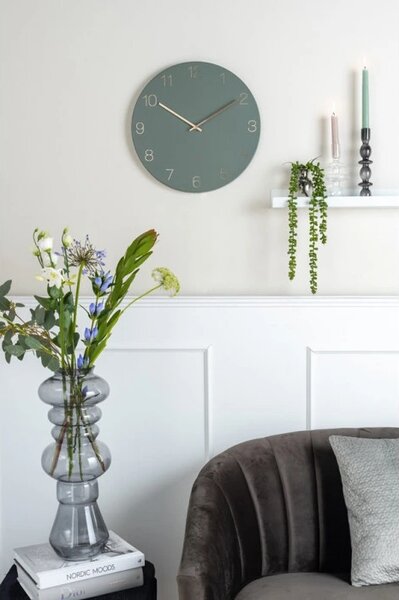 Designové nástěnné hodiny 5762GR Karlsson 40cm