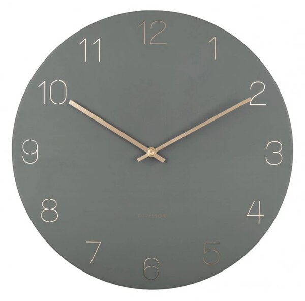 Designové nástěnné hodiny 5762GR Karlsson 40cm