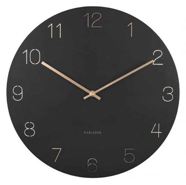 Designové nástěnné hodiny 5762BK Karlsson 40cm