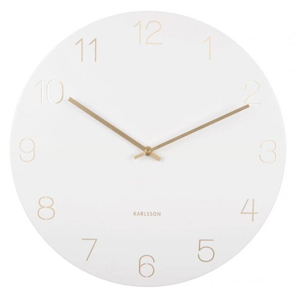 Designové nástěnné hodiny 5762WH Karlsson 40cm