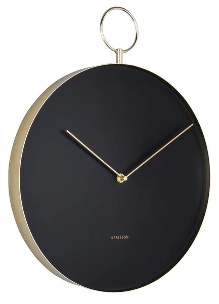 Designové nástěnné hodiny 5765BK Karlsson 34cm