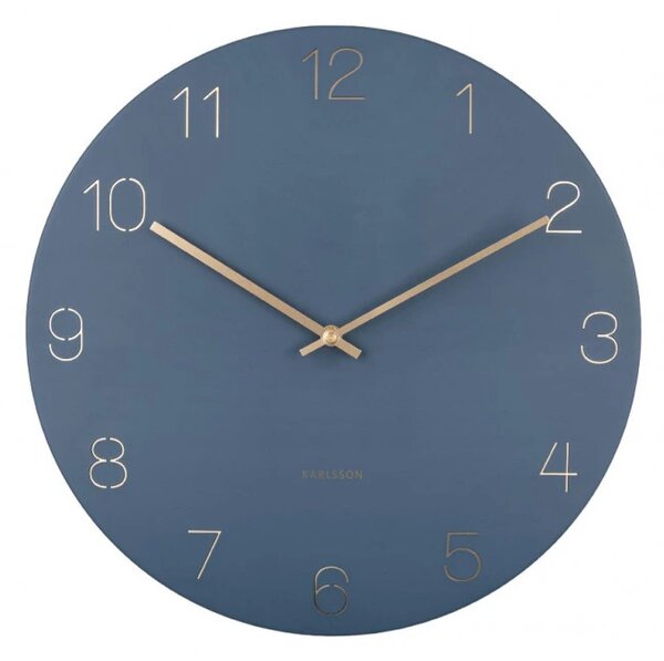 Designové nástěnné hodiny 5762BL Karlsson 40cm