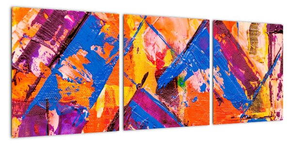 Moderní abstraktní obraz na stěnu (90x30cm)