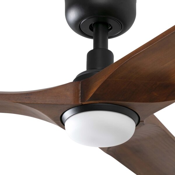 FARO 33809WT1S-LED Stm. ventil. HEYWOOD L 10W/230V CCT pr.132cm dřevo/čer. WT+DO
