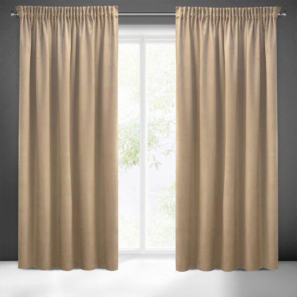 ZATEMŇOVACÍ ZÁVĚS NA PÁSCE PIERRE CARDIN SIBEL 140X235 CM CAPPUCCINO