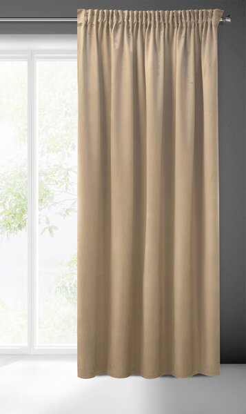 ZATEMŇOVACÍ ZÁVĚS NA PÁSCE PIERRE CARDIN SIBEL 140X235 CM CAPPUCCINO