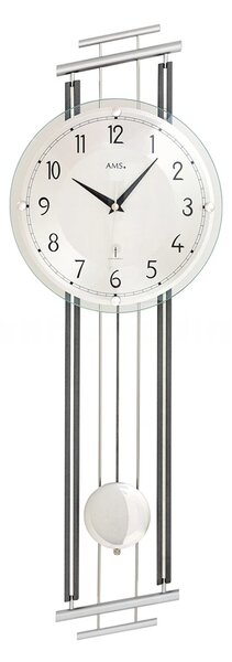 Designové nástěnné hodiny 5314 AMS řízené rádiovým signálem 65cm