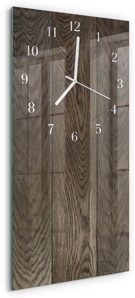 Skleněné hodiny vertikální Talíř zsppb-30x60-00090009