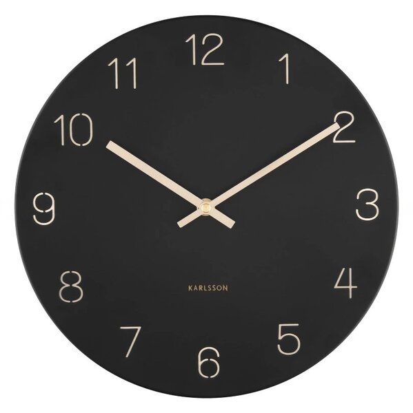 Designové nástěnné hodiny 5788BK Karlsson 30cm