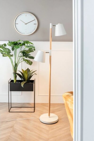 Designové nástěnné hodiny 5727WH Karlsson 42cm