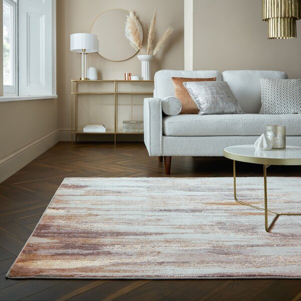 Flair Rugs, Kusový koberec Eris Gleam Gold, 120x170, béžová, ložnice