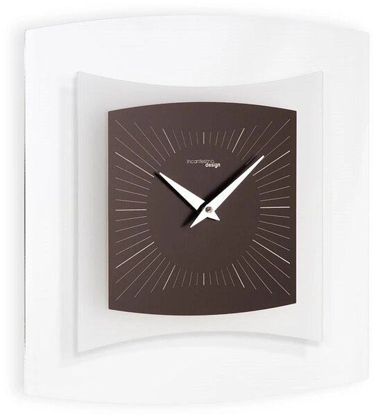 Designové nástěnné hodiny I059CL chocolate IncantesimoDesign 35cm