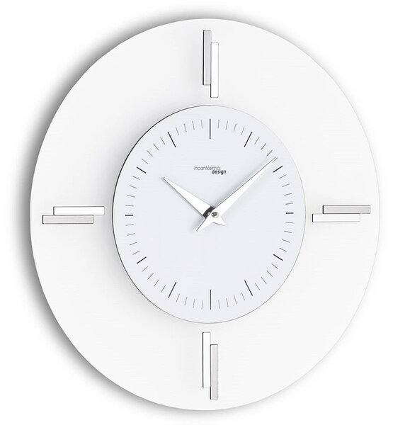 Designové nástěnné hodiny I060MB white IncantesimoDesign 35cm