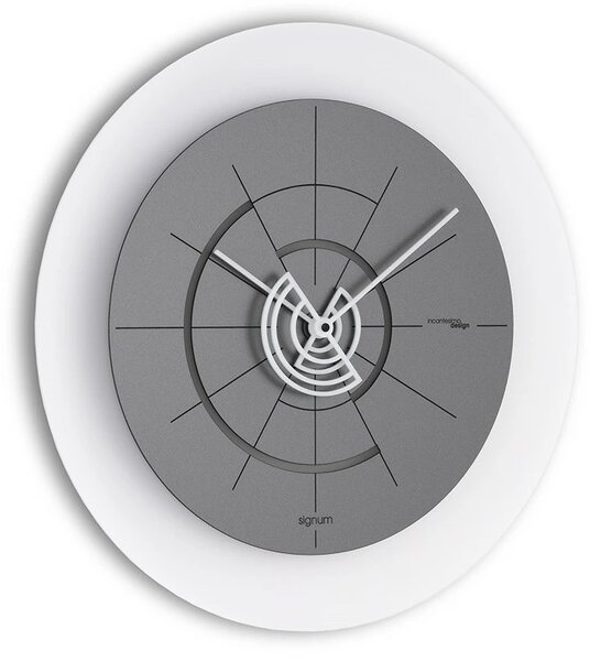 Designové nástěnné hodiny I559AN smoke grey IncantesimoDesign 40cm