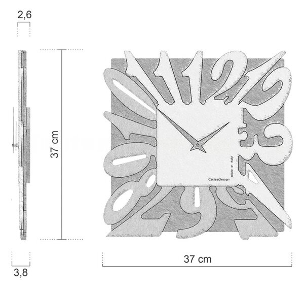 Designové hodiny 10-032-85 CalleaDesign Dalilah 37cm