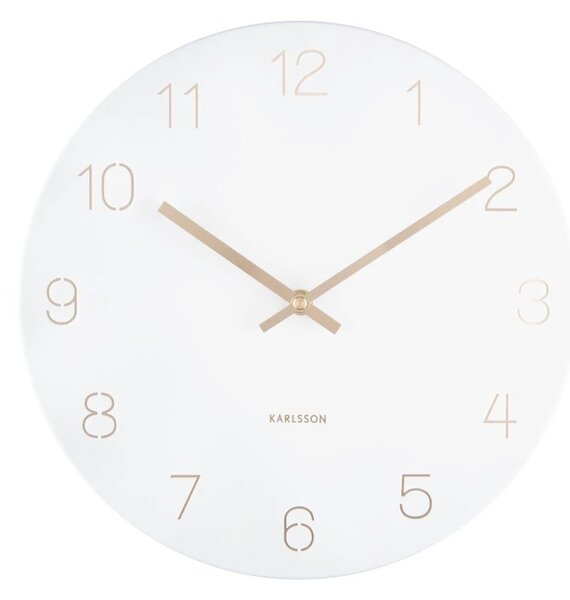 Designové nástěnné hodiny 5788WH Karlsson 30cm