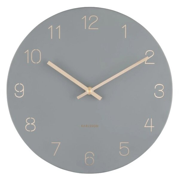 Designové nástěnné hodiny 5788GY Karlsson 30cm