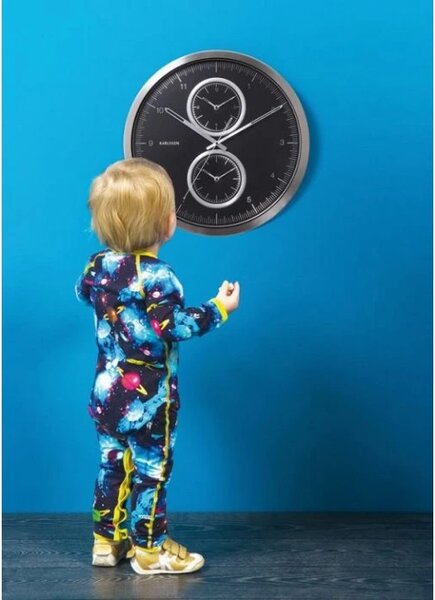Karlsson Designové nástěnné hodiny KA5508BK Karlssson 50cm