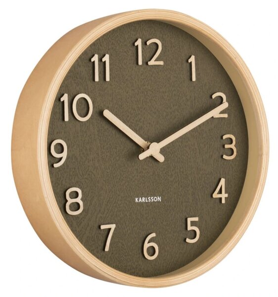 Designové nástěnné hodiny 5851MG Karlsson 22cm