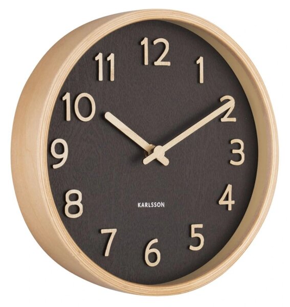 Designové nástěnné hodiny 5851BK Karlsson 22cm