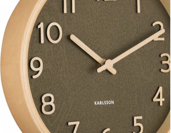 Designové nástěnné hodiny 5851MG Karlsson 22cm