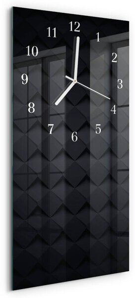 Skleněné hodiny vertikální Vzor zsppb-30x60-00090624