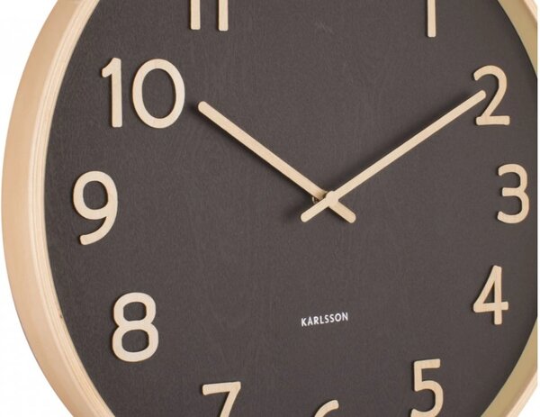 Designové nástěnné hodiny 5852BK Karlsson 40cm