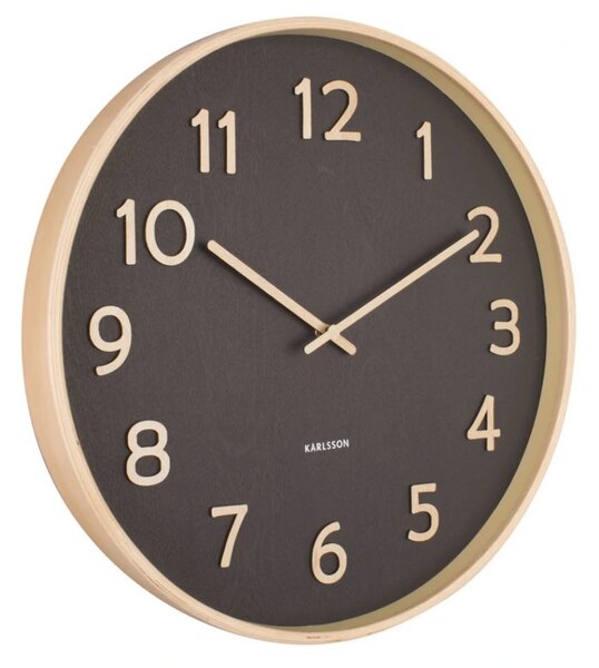 Designové nástěnné hodiny 5852BK Karlsson 40cm
