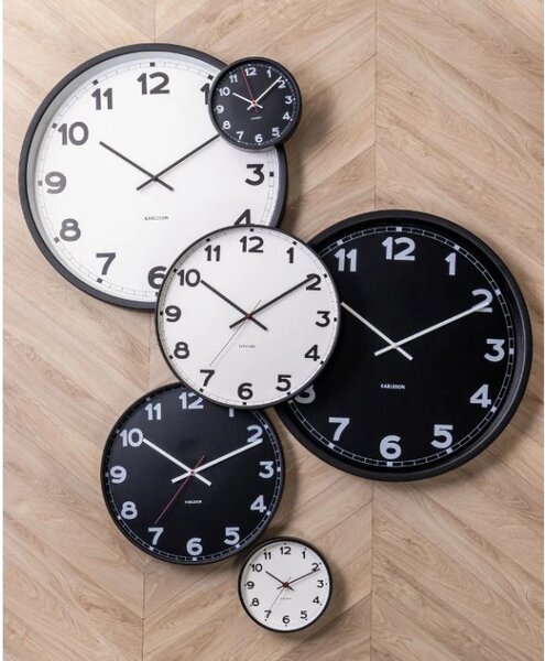 Designové nástěnné hodiny 5846BK Karlsson 22cm