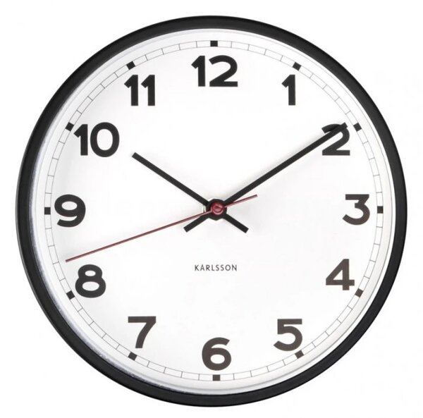 Designové nástěnné hodiny 5846WH Karlsson 22cm
