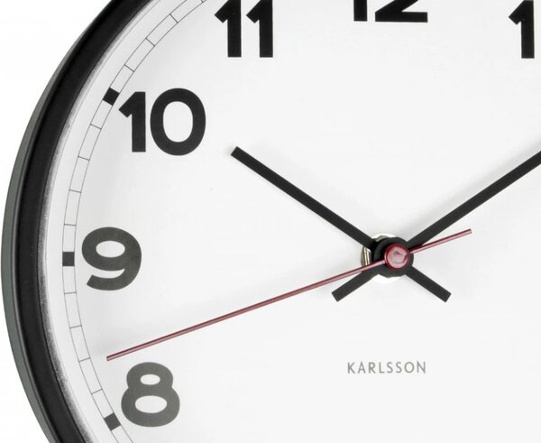 Designové nástěnné hodiny 5846WH Karlsson 22cm