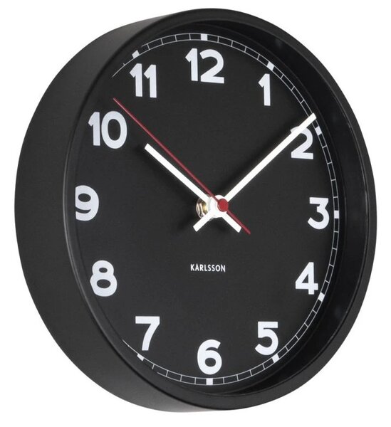 Designové nástěnné hodiny 5846BK Karlsson 22cm