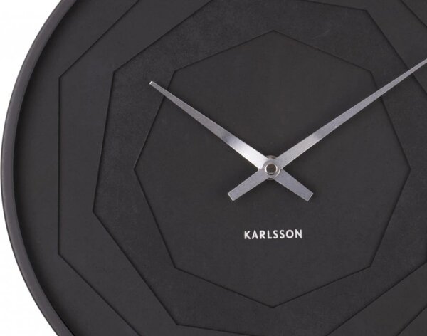Designové nástěnné hodiny 5850BK Karlsson 30cm