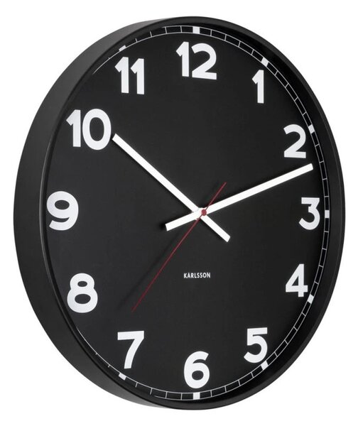 Designové nástěnné hodiny 5847BK Karlsson 41cm