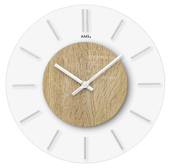 Designové nástěnné hodiny 9660 AMS 30cm