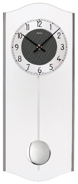 Moderní kyvadlové nástěnné hodiny 7480 AMS 50cm