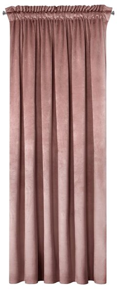 ZATEMŇOVACÍ ZÁVĚS NA PÁSCE ROSA 140X270 CM TMAVĚŘŮŽOVÁ