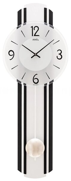 Kyvadlové nástěnné hodiny 7231 AMS 64cm