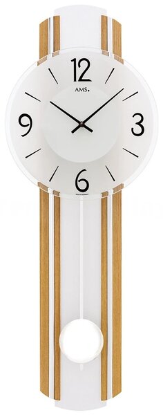 Kyvadlové nástěnné hodiny 7232 AMS 64cm