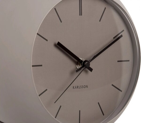 Designové stolní hodiny 5858GY Karlsson 25cm