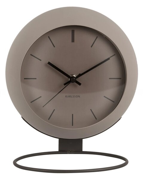 Designové stolní hodiny 5858GY Karlsson 25cm