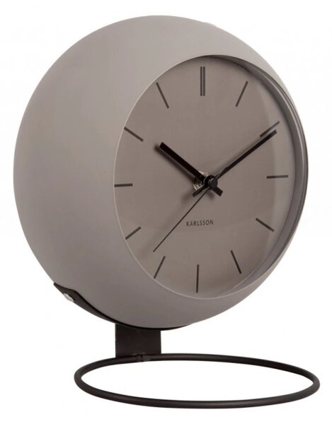 Designové stolní hodiny 5858GY Karlsson 25cm