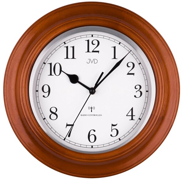 Nástěnné hodiny NR27043/41 JVD řízené rádiovým signálem 29,5cm
