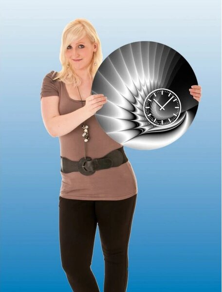 Designové nástěnné hodiny 5085-0002 DX-time 40cm
