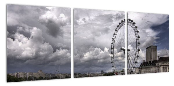 Londýnské oko (London eye) - obraz (90x30cm)