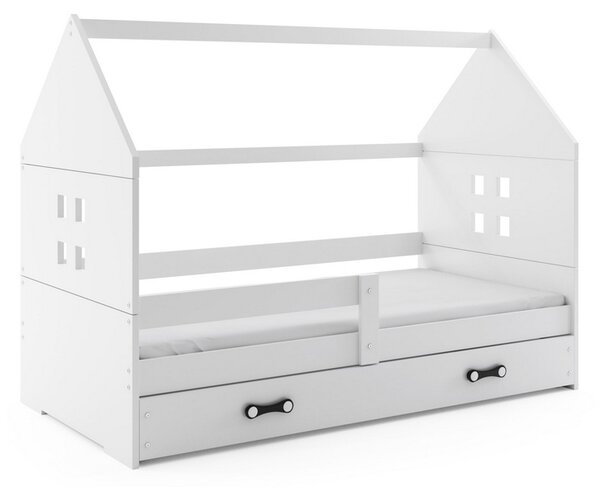 Dětská postel MIDO P1 COLOR + matrace + rošt ZDARMA, 80x160, bílá, bílá