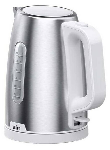 Rychlovarná konvice Braun PurShine WK1500.WH / 2200 W / 1,7 l / nerez/bílá