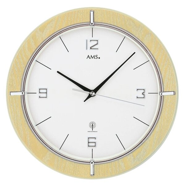 Nástěnné hodiny 5830 AMS řízené rádiovým signálem 29cm