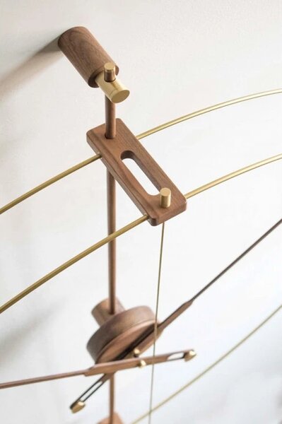 Designové nástěnné hodiny Nomon Barcelona Premium Gold 81cm