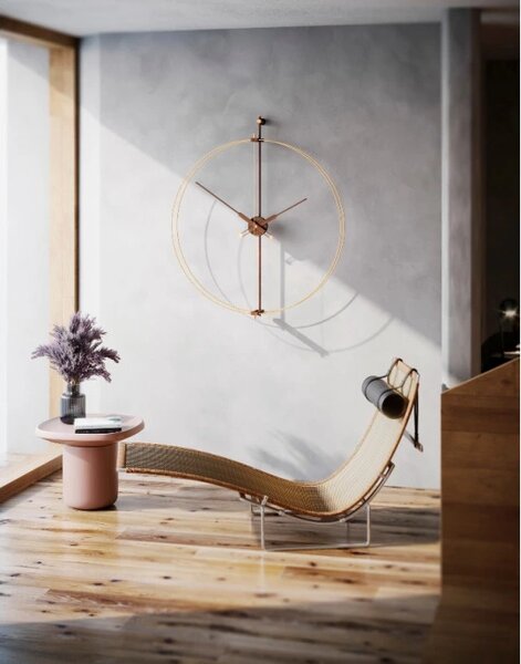 Designové nástěnné hodiny Nomon Barcelona Premium Gold 81cm